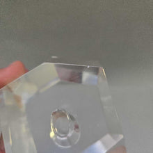 Load image into Gallery viewer, Timo Sarpaneva Faceted Crystal &#39;Orchid&#39; Bud Vase (3&quot;)
