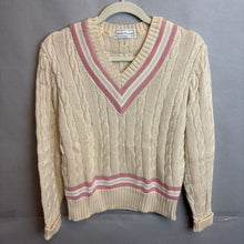Load image into Gallery viewer, Tricots St. Raphael Pink/Tan Sweater Size L
