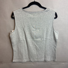 Load image into Gallery viewer, NWT Talbots Gray Cotton Tank Top Size XL
