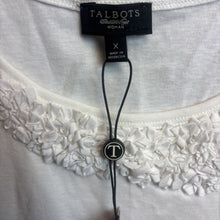 Load image into Gallery viewer, NWT Talbots White Pima Cotton Tank Top Size X
