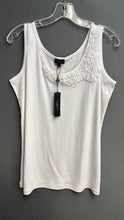 Load image into Gallery viewer, NWT Talbots White Pima Cotton Tank Top Size X
