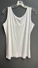 Load image into Gallery viewer, NWT Talbots White Pima Cotton Tank Top Size X
