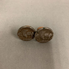 Load image into Gallery viewer, Vintage 1913 Buffalo Nickel Gold Filled Cufflinks
