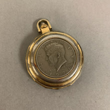 Load image into Gallery viewer, Vintage 1971 Kennedy Half Dollar Claremont Mechanical Pocket Watch (2.5&quot;)
