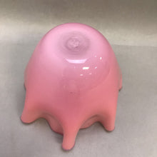 Load image into Gallery viewer, Vintage Hand Blown Pink Ruffle Vase (5x7)
