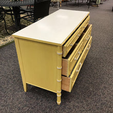 Load image into Gallery viewer, Thomasville Yellow Dresser 3 Drawer (30x46x19)
