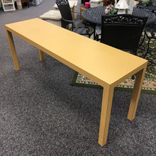 Load image into Gallery viewer, Mustard Sofa Table (28x72x22)
