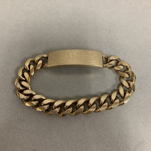 Load image into Gallery viewer, Vintage Speidel Goldtone Stainless Engraved ID Bracelet (8.5&quot;)
