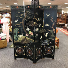 Load image into Gallery viewer, Black Asian Room Divider (72&quot; Tall 4-16&quot; Panel)
