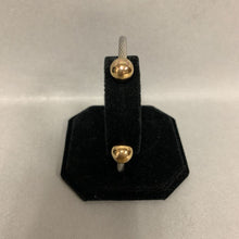 Load image into Gallery viewer, Two-Tone Steel Flexible Twisted Cable w/ Gold Plated Ball Ends Bracelet
