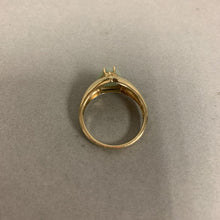 Load image into Gallery viewer, 14K Gold Jade Teardrop Ring sz 9 (4.8g)
