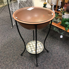 Load image into Gallery viewer, Copper Color Pot on Stand (33x22x22)
