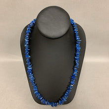 Load image into Gallery viewer, Lapis Lazuli Chip Beaded Necklace (38&quot;)
