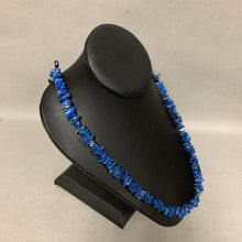 Load image into Gallery viewer, Lapis Lazuli Chip Beaded Necklace (38&quot;)
