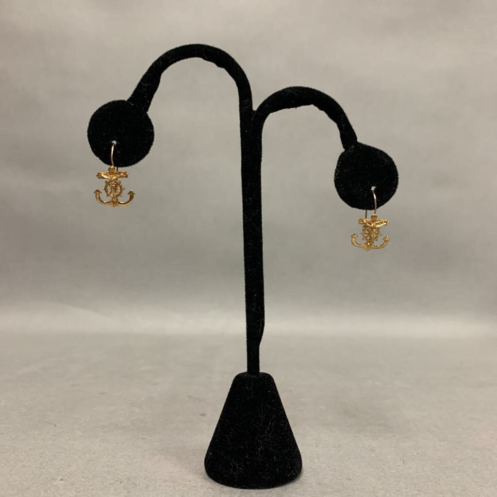 10K Gold Crucifix Anchor 0.75
