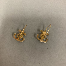 Load image into Gallery viewer, 10K Gold Crucifix Anchor 0.75&quot; Earrings (1.2g)
