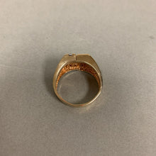Load image into Gallery viewer, 14K Gold Ruby Diamond Ring sz 12 (10.8g)
