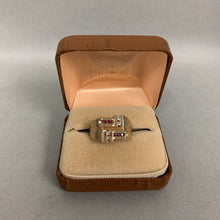 Load image into Gallery viewer, 14K Gold Ruby Diamond Ring sz 12 (10.8g)

