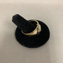 Load image into Gallery viewer, 14K Gold Diamond Topaz Ring sz 14 (14.1g)
