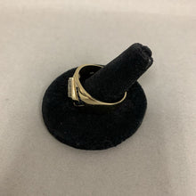Load image into Gallery viewer, 14K Gold Diamond Topaz Ring sz 14 (14.1g)
