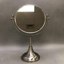 Load image into Gallery viewer, Polished Silver 8&quot; Mirror 2 Sided on Stand (15&quot; Tall)
