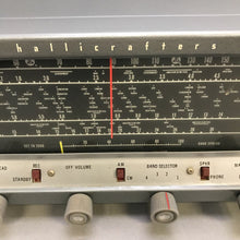 Load image into Gallery viewer, Hallicrafters S-38E Shortwave Radio (7.25x13x9) (As-Is)
