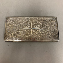 Load image into Gallery viewer, Antique 950 Silver Ornate Etched Large Cigarette Case 6.5x3.25&quot; (206.2g)
