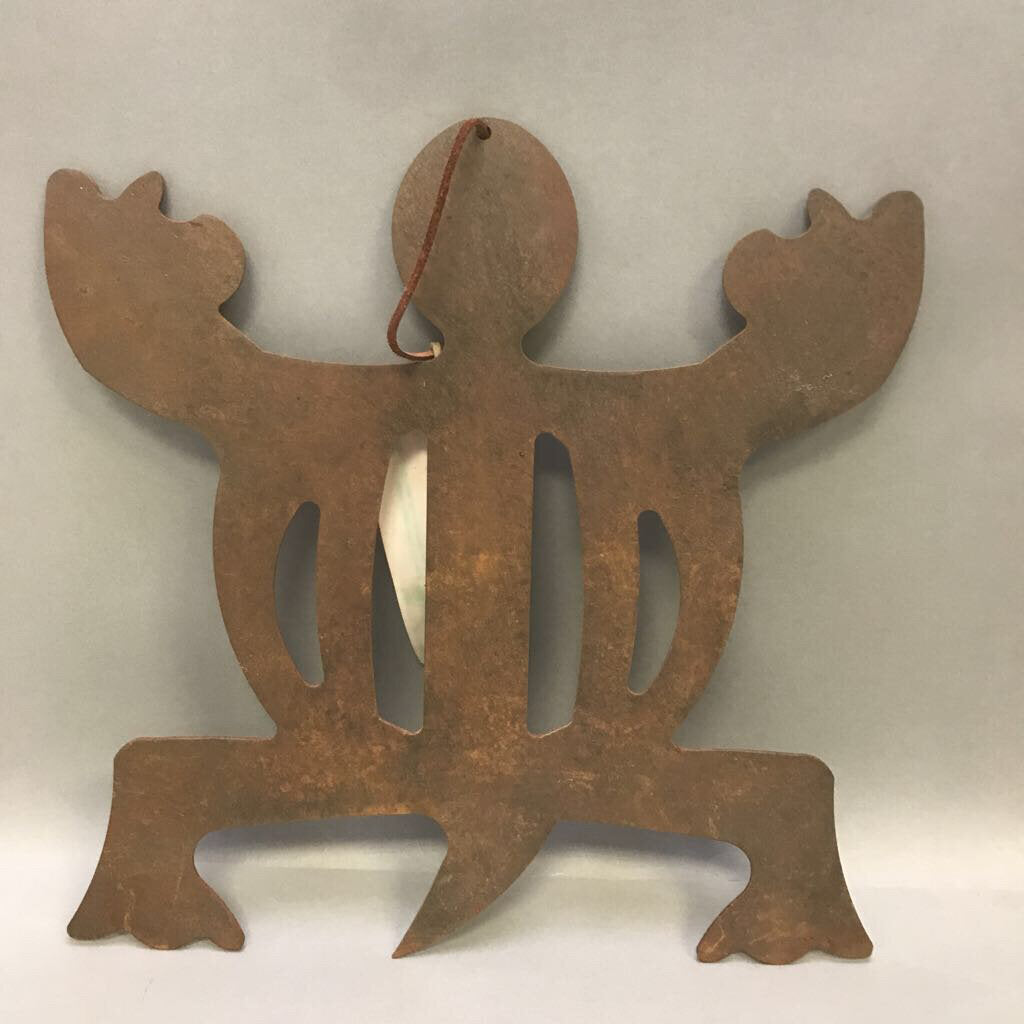 Rustic Denkyen Metal Art Crocodile (15