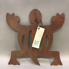 Load image into Gallery viewer, Rustic Denkyen Metal Art Crocodile (15&quot;)
