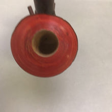 Load image into Gallery viewer, Vintage Folk Art Carved Wood Dual Head Tobacco Style Pipe (11&quot;)
