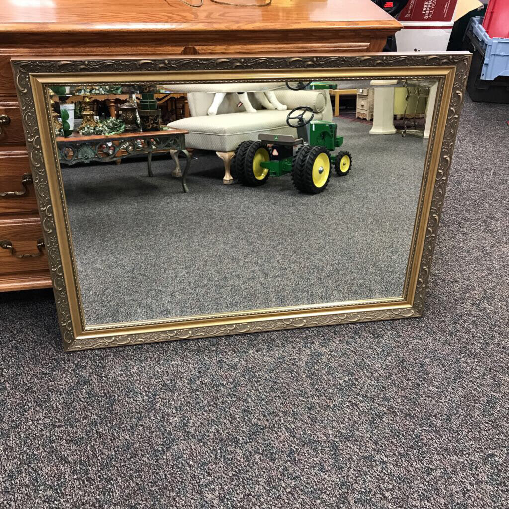 Gold Frame Mirror (25x33)