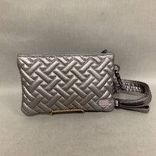 Load image into Gallery viewer, Lug Gray Pearl Peekaboo Pouch Wristlet Purse NWT (5x8&quot;)
