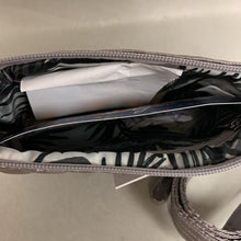 Load image into Gallery viewer, Lug Gray Pearl Peekaboo Pouch Wristlet Purse NWT (5x8&quot;)
