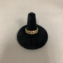 Load image into Gallery viewer, 14K Gold Diamond Engagement Ring Wedding Band Attached Set sz 9 (4.5g)
