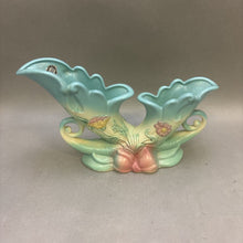 Load image into Gallery viewer, Hull Pottery Double-Cornucopia Vase #B-13 (~8&quot;)
