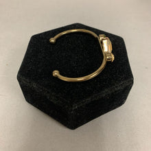 Load image into Gallery viewer, Goldtone Green &amp; Yellow Crystal Cuff Bracelet
