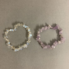 Load image into Gallery viewer, Gemstone Chip Bead Stretch Bracelet Set of 2
