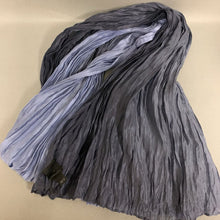 Load image into Gallery viewer, Eileen Fisher Ombre Blue Silk Scarf
