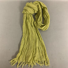 Load image into Gallery viewer, Eileen Fisher Green Cotton Scarf
