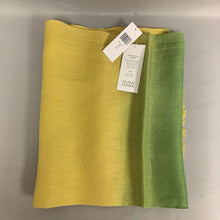 Load image into Gallery viewer, Eileen Fisher Green Yellow Linen Silk Ombre Scarf NWT
