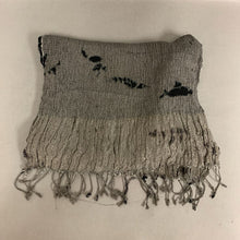 Load image into Gallery viewer, Eileen Fisher Gray Black Reverse Dyed SIlk Blend Scarf
