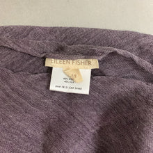 Load image into Gallery viewer, Eileen Fisher Heather Purple Wool Silk Blend Scarf
