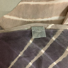 Load image into Gallery viewer, Eileen Fisher Gray Tie Dye Silk Scarf
