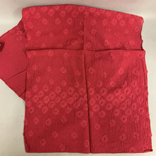Load image into Gallery viewer, Eileen Fisher Maroon Cotton Voile Shibori Scarf NWT
