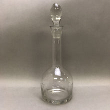 Load image into Gallery viewer, Vintage Crystal Decanter with Etched Flowers &amp; Stopper (16&quot;)
