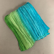 Load image into Gallery viewer, Talbots Turquoise Green Ombre Silk Scarf
