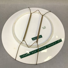 Load image into Gallery viewer, D&amp;C France Hand Painted Fuchsia Iris Plate (9&quot;)
