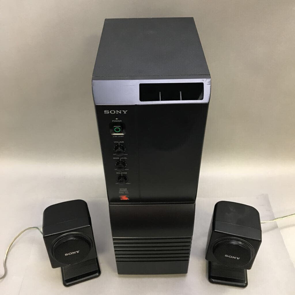 SONY SRS-D3K アクティブスピーカー Sony SRS-D3K Active Speaker System (3pc) (17x6x9) – Main Street
