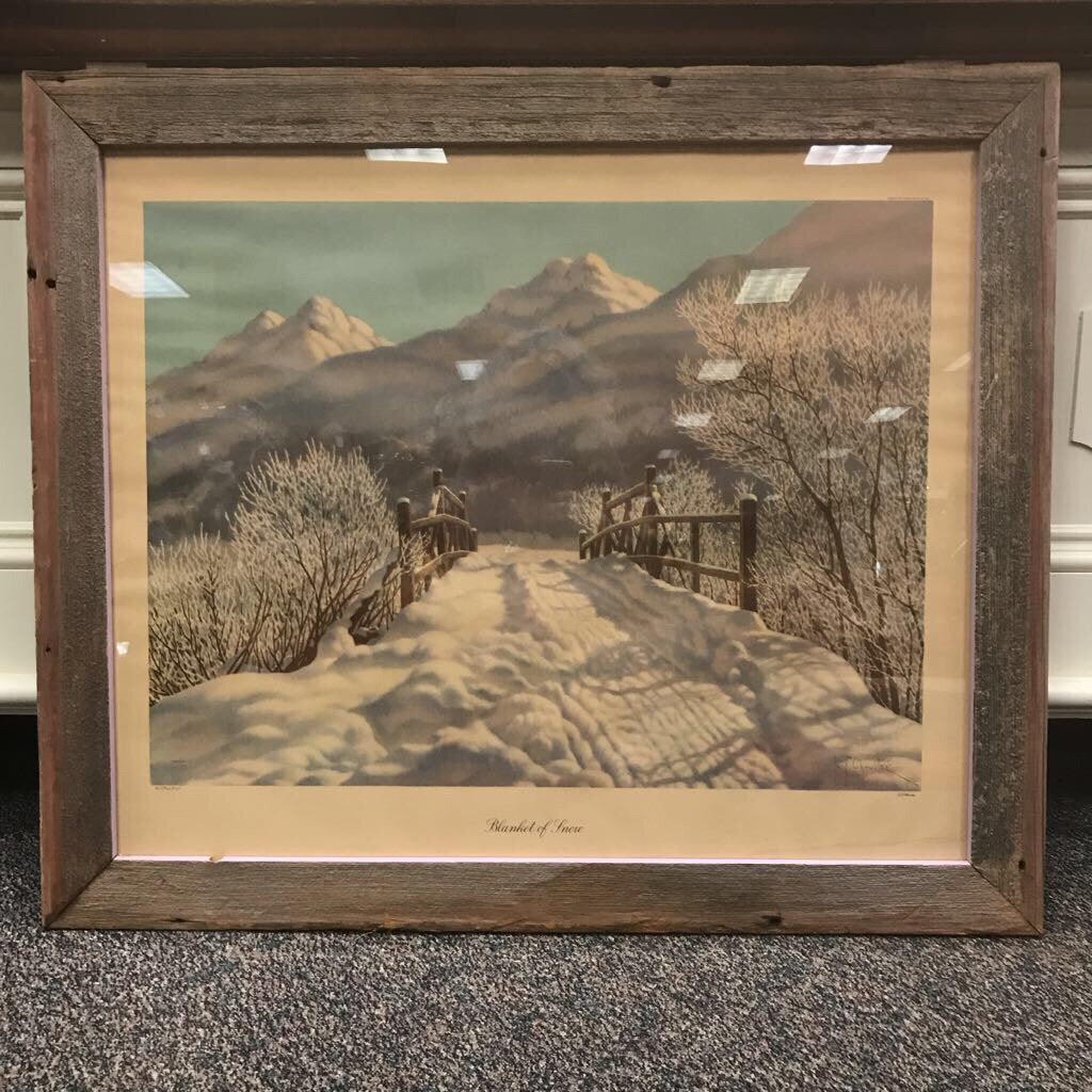 Rustic Barnwood Framed 