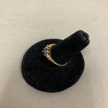 Load image into Gallery viewer, 10K Gold Tanzanite Diamond Ring sz 7 (1.6g)
